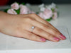 Classic Round Brilliant Cut Three Stone Engagement Ring