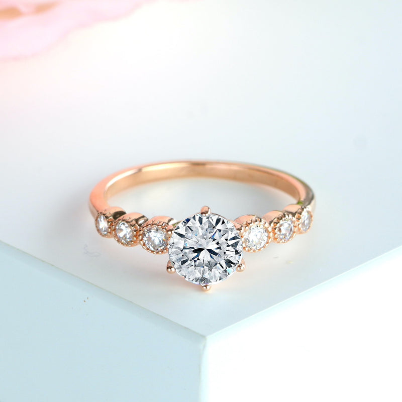 Buy Rose Gold Rings for Women by Jewels galaxy Online | Ajio.com