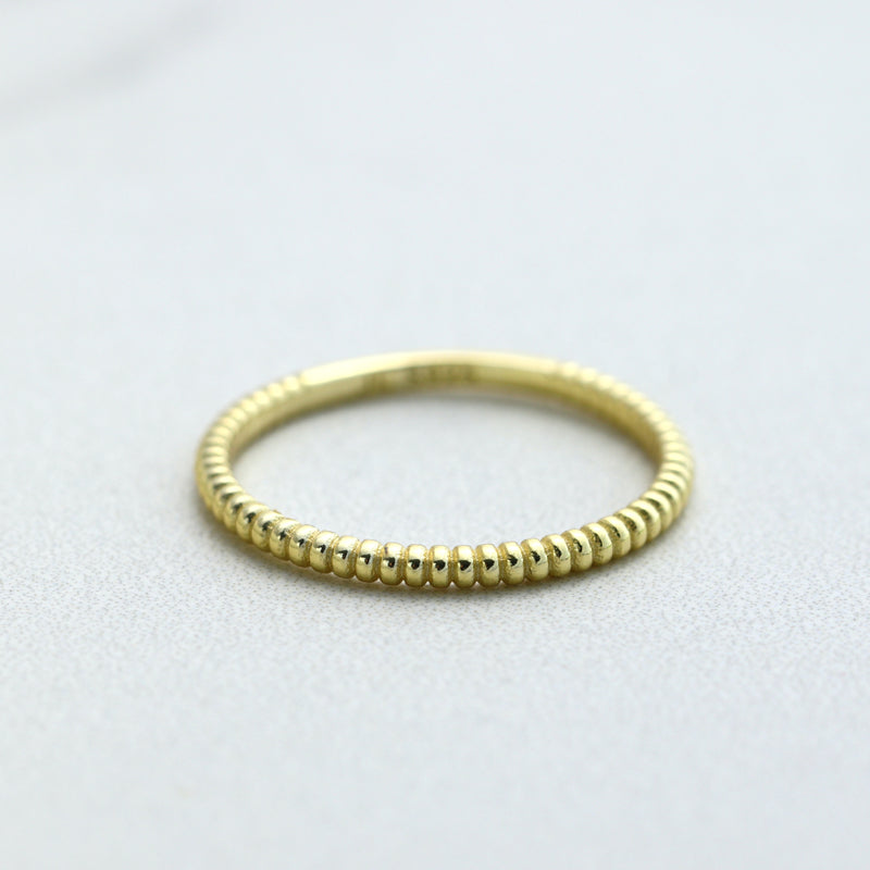 Gold Twisted Roped Ring
